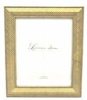 8" x 10" Gold Chevron Photo Frame