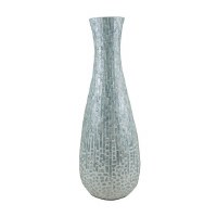 27" Green Capiz Bottle Vase