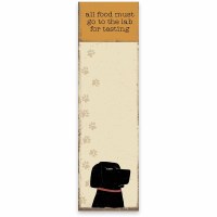 9.5" x 2.75" "To The Lab For Testing" Magnetic List Pad