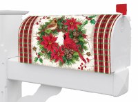 Cardinals in a Wreath Mailbox Cover