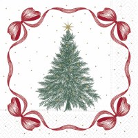 6.5" Sq Good Tidings Lunch Napkins