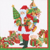 6.5" Mr. Claus Lunch Napkins