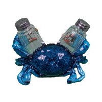 5" Blue Crab Salt & Pepper Shaker Holder