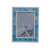 4" x 6" Blue Mother of Pearl Photo Frame