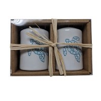 3" Blue and White Turtle Salt & Pepper Shakers