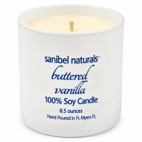8.5 Oz Buttered Vanilla Soy Candle Jar