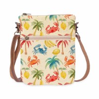 9" x 8" Tropical Tale Slim Sling Purse