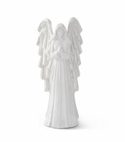 10.5" White Ceramic Angel