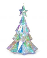 20" LED Iridescent Christmas Tree With Star