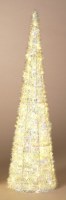 24" LED Twinkle Cone Tree