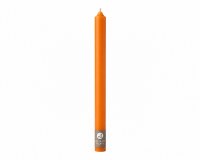 12" Orange Taper Candle