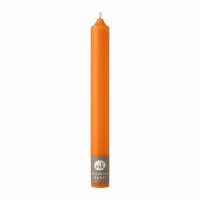 7" Orange Taper Candle