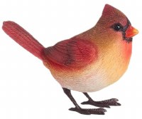 5" Female Polyresin Cardinal Figurine