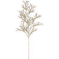 31" Faux Champagne Staghorn Spray