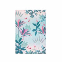 27" x 18" Flamingos and Palms Coastal Kitchen Towel