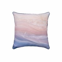 20" Sq Coastal Waves Decorative Pillow
