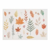 14" x 20" Harvest Leaves Fall & Thanksgiving Placemat