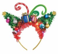 Blue LED Christmas Headband by Mud Pie