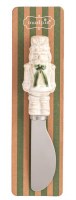 6" White Nutcracker Spreader by Mud Pie