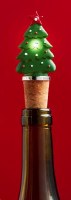 3" LED Christmas Tree Bottle Topper by Mud Pie