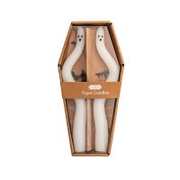 Box of Two 9" Ghost Taper Candles by Mud Pie