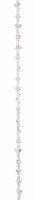 6' Clear Ice Plastic Garland
