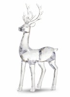13" Clear Acrylic Standing Deer