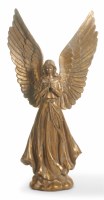 20" Gold Polyresin Angel Praying