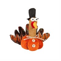 5.9" Turkey Pumpkin Plush