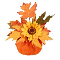 8" Pumpkin Arrangement