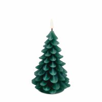 8" LED Green Christmas Tree Candle