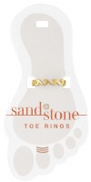 Gold Toned Infinity Wave Toe Ring