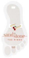 Gold Toned Cherry Toe Ring