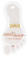 Gold Toned Vine Toe Ring