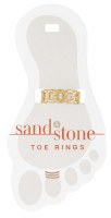 Gold Toned Chain Link Toe Ring