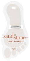 Silver Toned Hammered Band Toe Ring