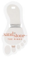 Silver Toned Triple Layer Toe Ring