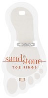 Silver Toned Cubic Zirconia Band Toe Ring