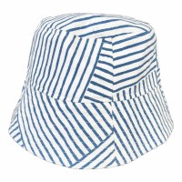 Dark Blue Lines Bucket Hat