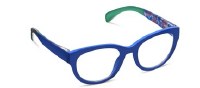 +1.50 Strength Blue Floral Bee Peepers