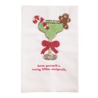 21" x 14" "Have Yourself a Merry Little Margarita" Margarita Kitchen Towel by Mud Pie