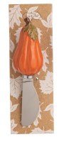 6" Orange Pumpkin Spreader by Mud Pie