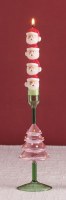 Box of Two 5" Santa Claus Christmas Taper Candles by Mud Pie