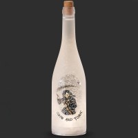 12" LED Grim & Tonic Bottle Lit Decor