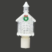 7" LED White Church Nightlight