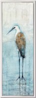 36" x 12" Seabirds 1 Coastal Canvas Framed