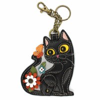 5" Black Cat Coin Fob