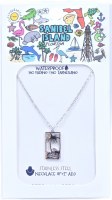 18" Stainless Steel Palm Wave Necklace