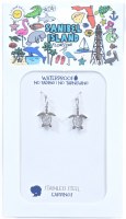 Stainless Steel Sea Turtle Earrings