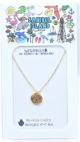 18" Gold Sand Dollar Necklace